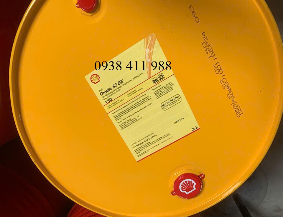 Shell Ep150 Shell Omala S2 GX 150 - Dầu Nhớt Chính Hãng | Dầu Nhớt Hoàng Gia Petro